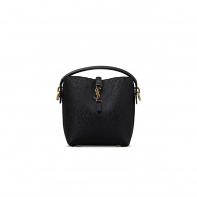 YSL LE 37 MINI IN GRAINED LEATHER 765870 (15*13*6cm)